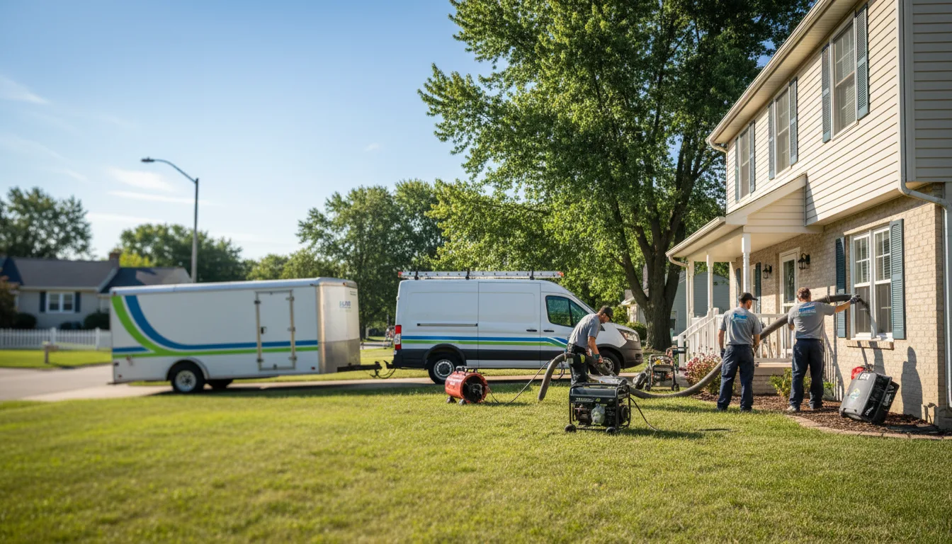Flooded Basement Restoration And Cleanup With Repair in Johnson, NE near me
